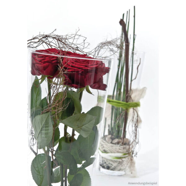 matches21 - Webshop Vasen Glas konisch Dekoglaeser Glasvasen Blumenvasen Bodenvasen hoch 1 Stk 2 Groessen 118440 3 1 19