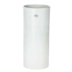 matches21 - Webshop Vasen Keramik weiss hoch rund Blumenvasen Tischvasen Bodenvasen 1 Stk 2 Groessen 118453 3 1 8