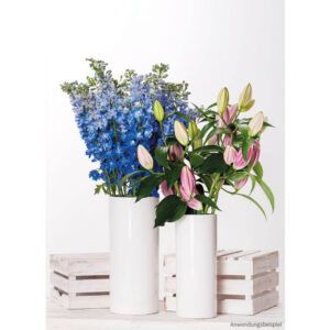 matches21 - Webshop Vasen Keramik weiss hoch rund Blumenvasen Tischvasen Bodenvasen 1 Stk 2 Groessen 118453 4 1 9