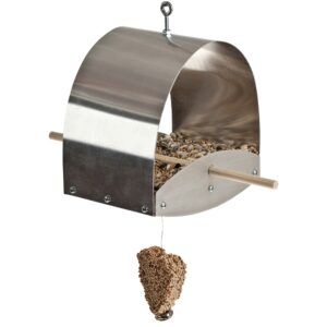 matches21 - Webshop Vogel Futterhaus 15x10x18 cm Metall Kinder Bausatz Werkset Bastelset ab 12 J 105443 2 1 4