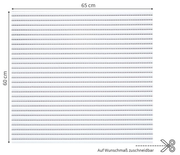 matches21 - Webshop Waschmaschinenauflage NOVA TEX Antirutschmatte weiss 60 cm 124772 1 1 2