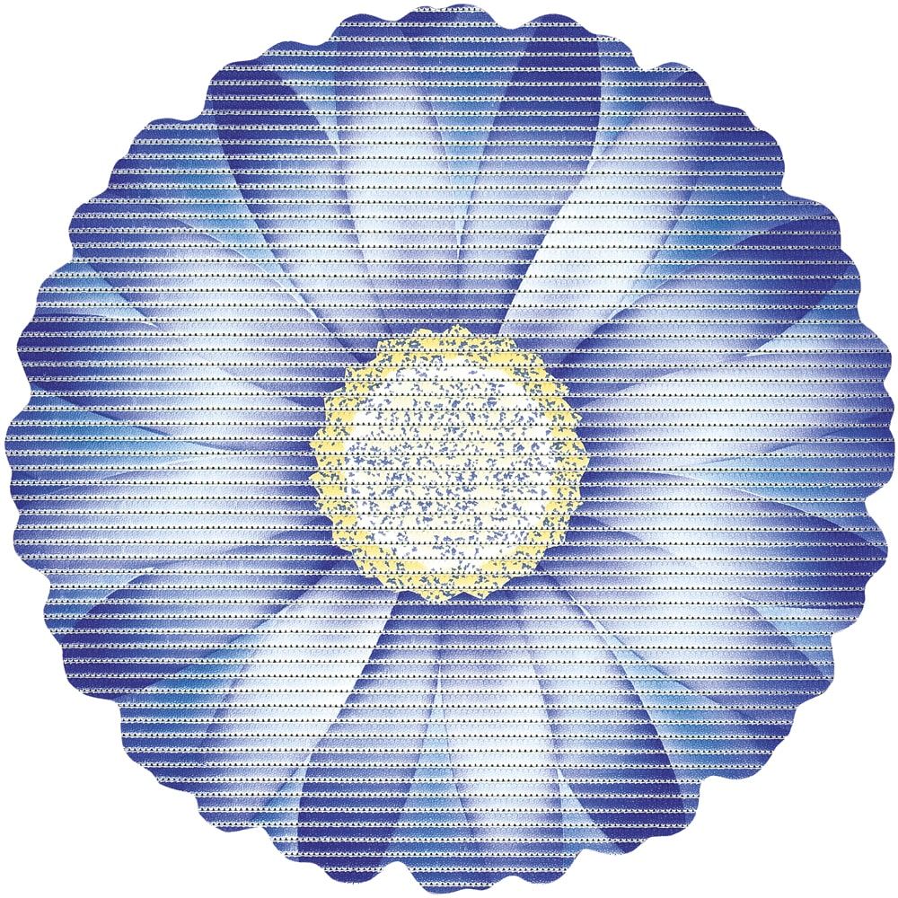 matches21 Weichschaummatte NOVA SKY Antirutschmatte Gaensebluemchen Blume blau 67 cm 124804 1 1