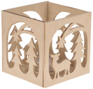 matches21 - Webshop Weihnachtliches Windlicht Laubsaegevorlage Holz Vorlage Laubsaege Kinder ab 9 Jahre 114438 3 1 5