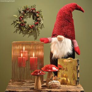 matches21 - Webshop Weihnachtskraenze Tischkraenze Blaetter und Beeren Kunststoff 1 Stk 30 cm 2 Farben 122492 2 1 16