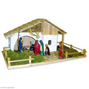 matches21 - Webshop Weihnachtskrippe Krippe Bausatz Kinder Werkset Bastelset ab 13 Jahren 101233 2 1 12