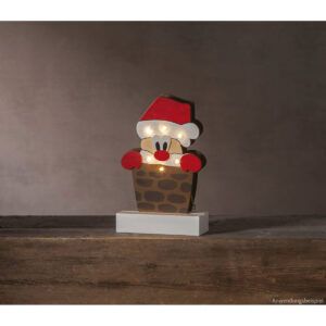 matches21 - Webshop Weihnachtsleuchter Lampen Weihnachten mit je 6 LEDs Holz bunt bemalt 3 Motive 117616 11 1 28