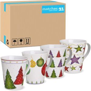 matches21 - Webshop Weihnachtstassen Tassen Becher 36 Stk 11cm 350 ml Porzellan Weihnachtsmotive 106785 1 9