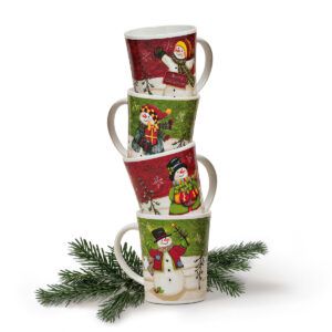 matches21 - Webshop Weihnachtstassen Tassen Becher Kaffeebecher Schneemann 36 Stk 11cm 450ml 106795 1 20