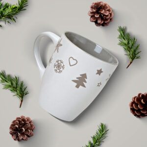 matches21 - Webshop Weihnachtstassen grau rot Tassen Weihnachten 10 cm 300 ml 126876 17 1 44