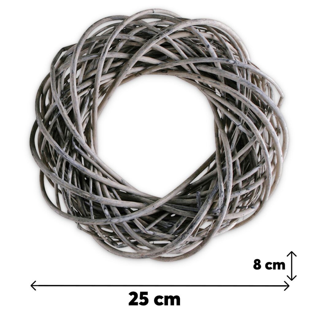 matches21 - Webshop Weinrebe Deko Kranz Tuerkranz Tischkranz weiss gekalkt 4 Groessen 118806 3 1 5