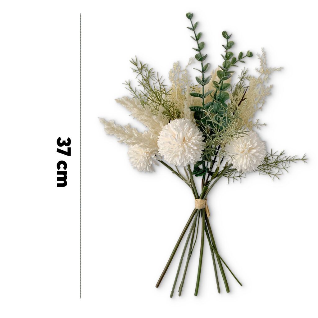 matches21 - Webshop Wiesenblumen Kunstpflanzen Blumenstraeusse gebunden 1 Stk 37 cm 3 Farben 120537 12 1 48