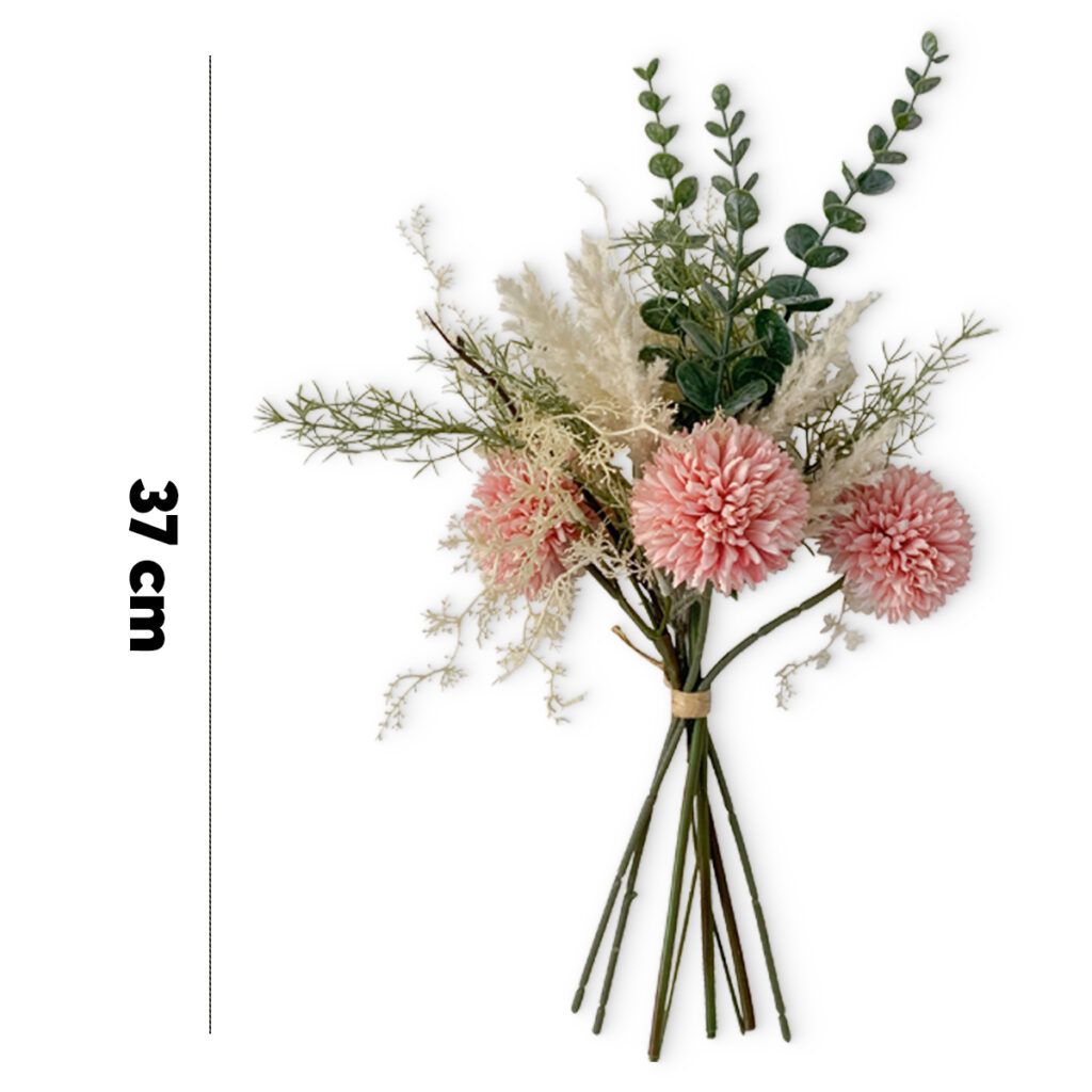 matches21 - Webshop Wiesenblumen Kunstpflanzen Blumenstraeusse gebunden 1 Stk 37 cm 3 Farben 120537 19 1 53