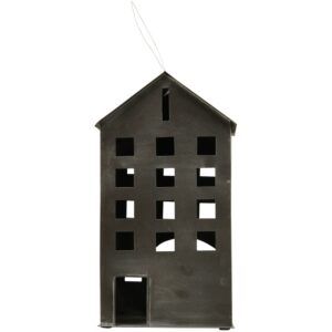 matches21 - Webshop Windlicht Haeuschen Haus Fenster Teelichthalter schwarz 19 5x15 5x35 5 cm 125388 1 9