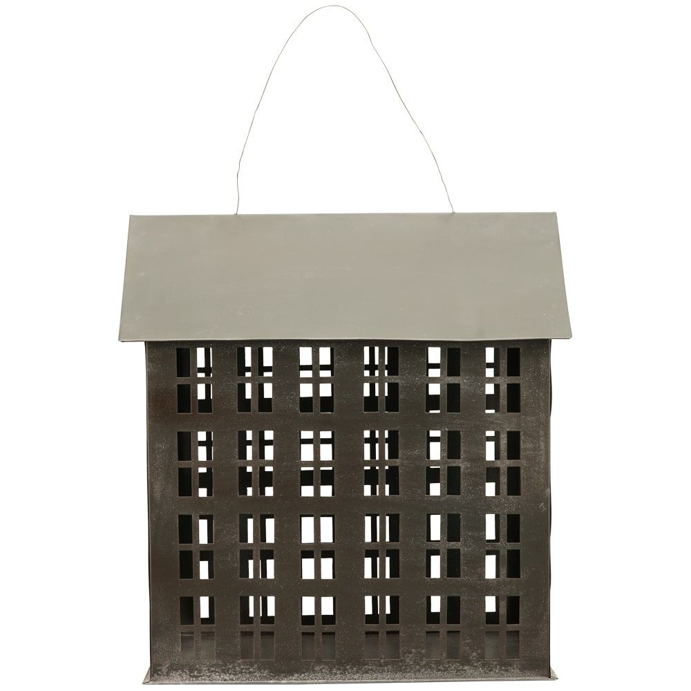matches21 Windlichter Haeuschen Haus Fenster Teelichthalter schwarz in 2 Groessen 125384 5 1 7