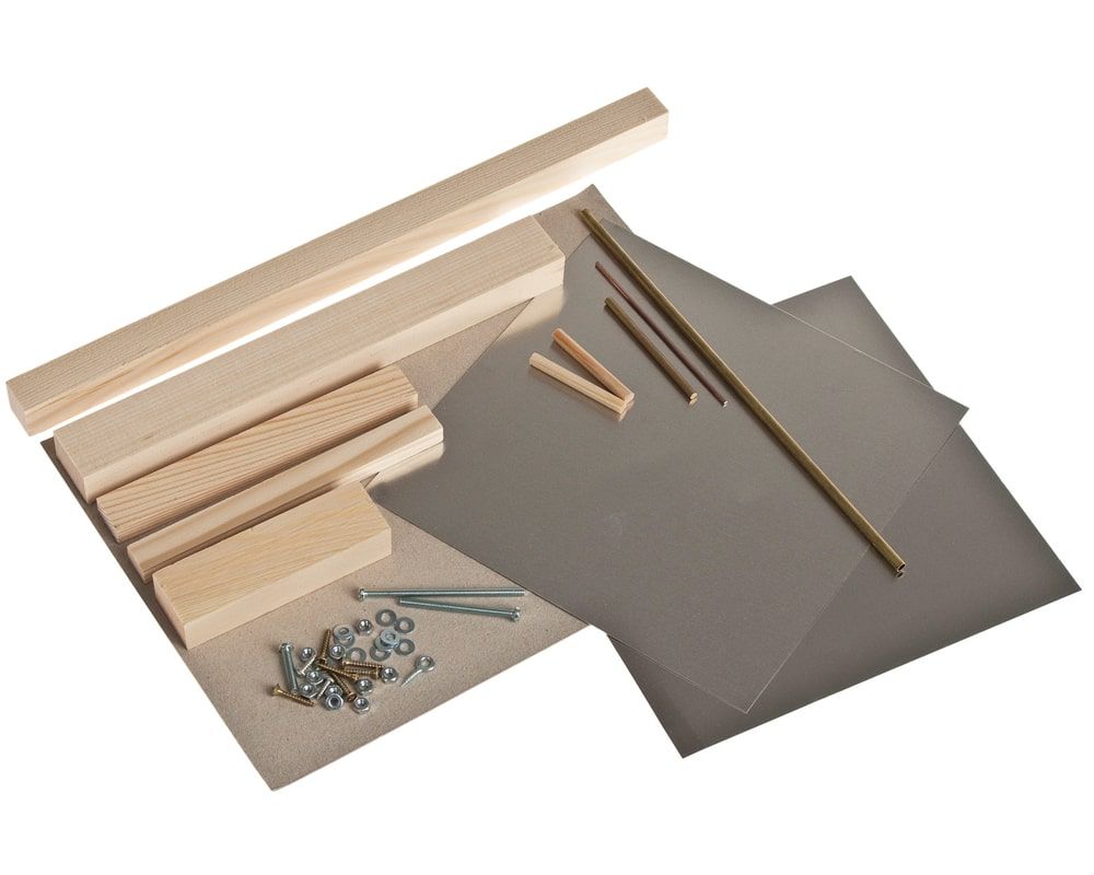 matches21 - Webshop Windrad Wippe 40 cm Kinder Bausatz Werkset Bastelset ab 14 J 116108 3 1 2