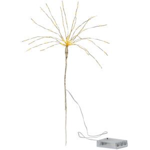 matches21 - Webshop Winterbeleuchtung LED Dekostrauss formbare aeste Metall Messingfarben 1 Stk 25x42 cm 122748 1 1 5