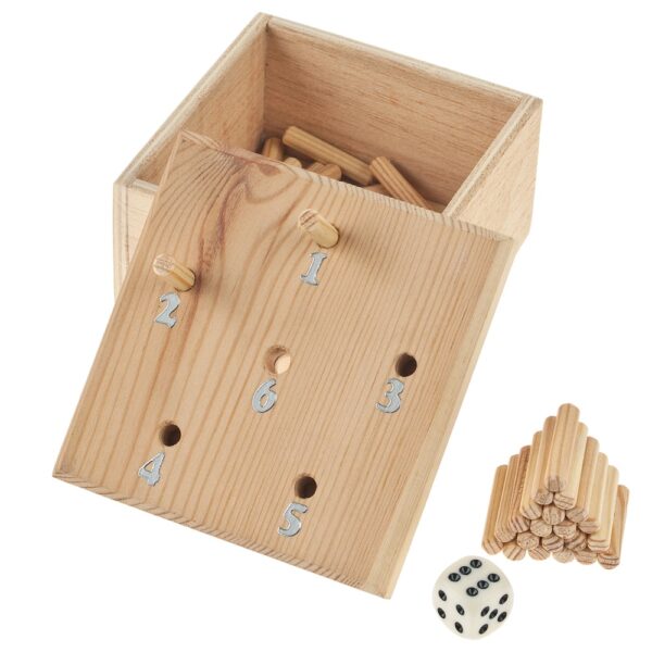 matches21 - Webshop Wuerfelspiel Holz Bausatz Werkset mit Spielanleitung ab 11 Jahren 118069 6 1 3