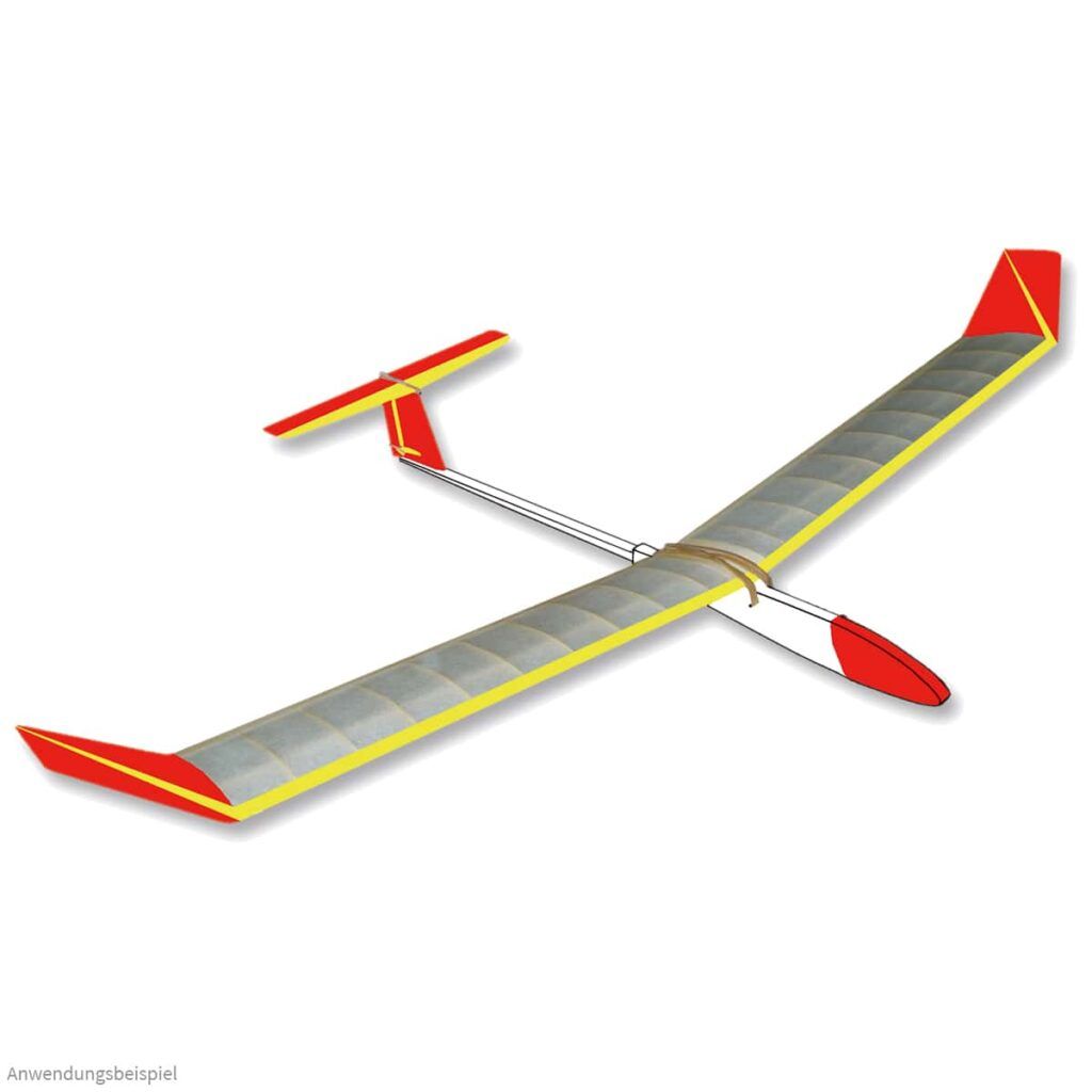 matches21 XXL Segelflieger Flugzeug 120 cm Bausatz Kinder Werkset Bastelset ab 13 Jahren 101269 1 1