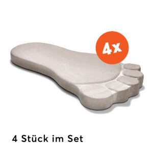 matches21 XXL Trittsteine grosse Fuesse Fussabdruecke Garten 2 Paar Tritt Steine Beton 35x20 cm 110016 6 1 14