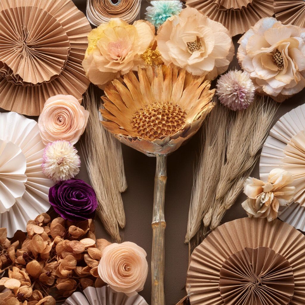 matches21 Zuckerbuesche Protea Compacta Rosette Trockenblumen natur 5er Set 4 6 5 cm 125238 2 1 2