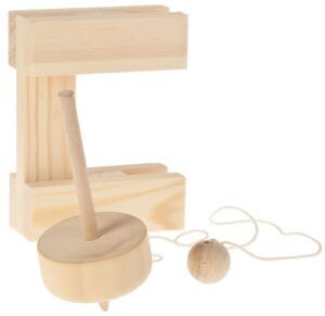 matches21 - Webshop Zugkreisel Bausatz f Kinder Werkset Bastelset ab 8 Jahren 102850 2 1 4