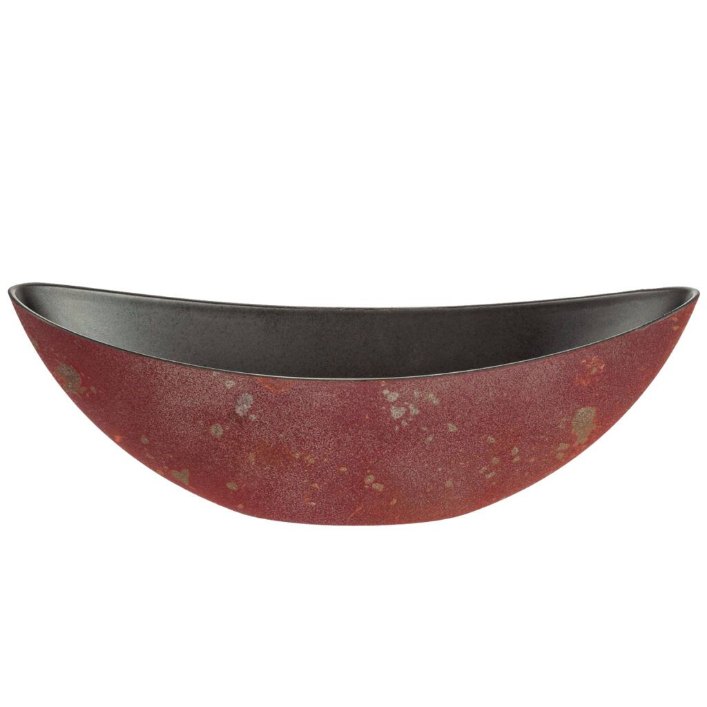 matches21 - Webshop matches21 Jardiniere Pflanzschale Pflanzgefaess oval Blumenschale Kunststoff Schale Rostoptik 1 Stk 39x10 5x10 cm 113829 3 2 18