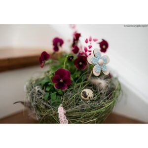 matches21 - Webshop uebertopf Osterkorb Heukorb Blumentopf Heu gruen 16x10 cm 126361 1 1 4