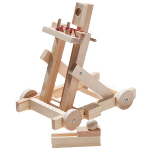 matches21 - Webshop Fahrendes Katapult Wurfschleuder als Kinder Holz Bausatz Werkset ab 11 Jahren 117503 2 10