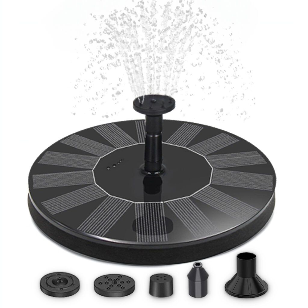 matches21 - Webshop Springbrunnen Set mit Solarbrunnen und Schale 127597 16 128