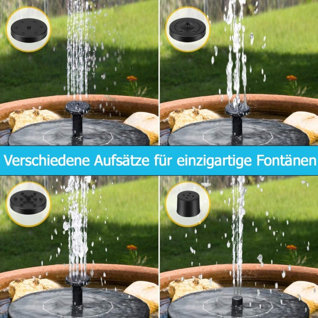 matches21 - Webshop Springbrunnen Set mit Solarbrunnen und Schale 127597 3 129