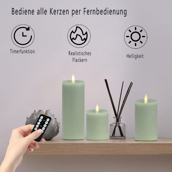 matches21 - Webshop Echtwachskerzen LED mit Fernbedienung 128331 29 107