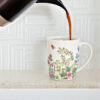 Kaffeetassen, Kaffeebecher Bone China Tasse Und Untertasse It Löffel 8,5 Unzen Vintage