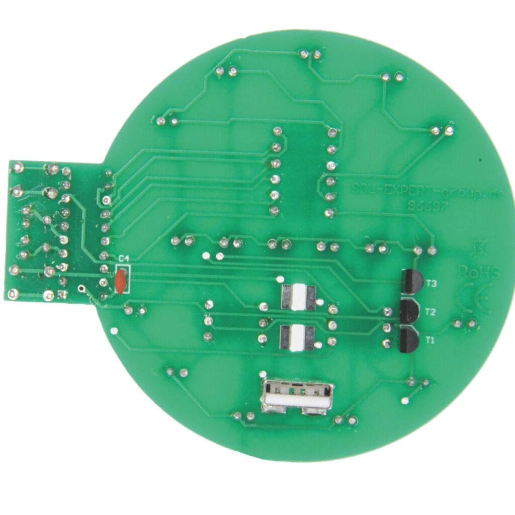 matches21 - Webshop Binaere Uhr mit LEDs und USB Anschluss Loetbausatz und Holz Bausatz Bastelset 114432 5 6