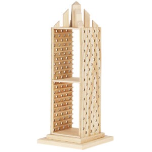 matches21 - Webshop CD Staender 20x20x52 cm Holz Kinder Bausatz Werkset Bastelset ab 12 J 105435 3 11