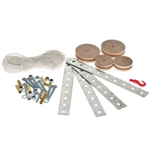 matches21 - Webshop Funktionsmodell Holz Flaschenzug Kinder Bausatz Werkset Bastelset ab 10 J 105420 2 6