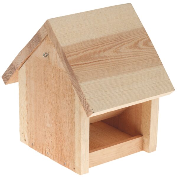 matches21 - Webshop Futterhaus Vogel Futtersilo Holz Bausatz Werkset Bastelset Kinder ab 10 Jahren 114429 3 4