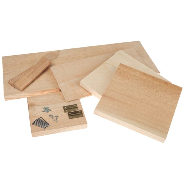 matches21 - Webshop Futterhaus Vogel Futtersilo Holz Bausatz Werkset Bastelset Kinder ab 10 Jahren 114429 4 3