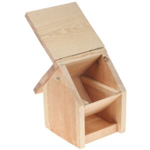 matches21 - Webshop Futterhaus Vogel Futtersilo Holz Bausatz Werkset Bastelset Kinder ab 10 Jahren 114429 5 8