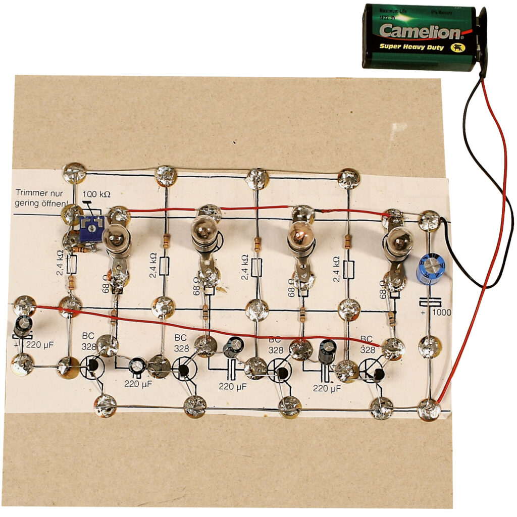 matches21 - Webshop Lauflicht steuerbar Bausatz ohne Platine f Kinder Werkset Bastelset ab 12 J 105472 3 1