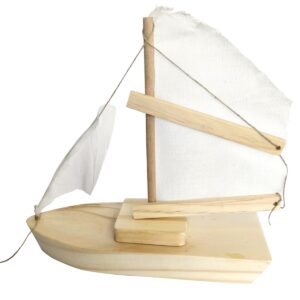 matches21 - Webshop Schiff Segelschiff Holz Bausatz vorgefertigter Holzbausatz Kinder ab 7 Jahre 114440 4 5