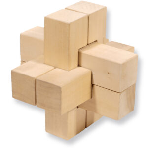 matches21 - Webshop Teufelsknoten Geduldspiel Holz Bausatz Kinder Werkset Bastelset ab 12 Jahren 101180 10