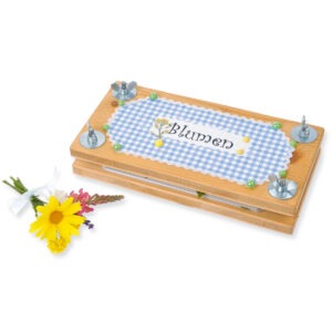 matches21 - Webshop Pflanzenpresse Blumenpresse Holz Bausatz Kinder Werkset Bastelset ab 10 Jahren 100924 1