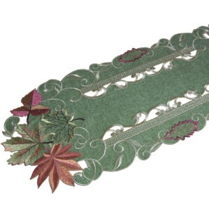 matches21 - Webshop Tischlaeufer Mitteldecke Herbstlaub Stick bunt Tischwaesche 30x70 cm 121261 3
