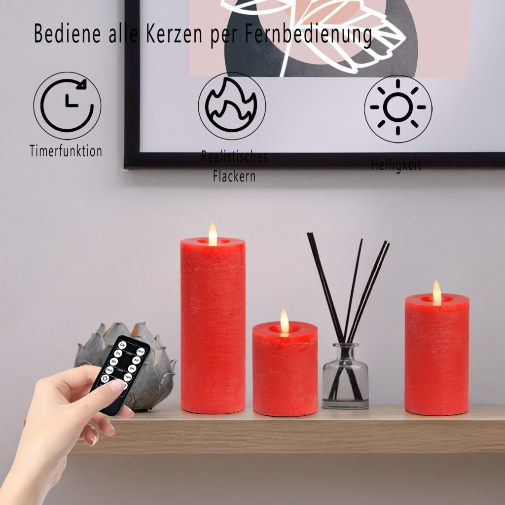 matches21 - Webshop LED Echtwachskerzen und Timerfunktion 128459 32 33