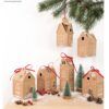 matches21 - Webshop Adventskalender Bastelset 24 Stk Lebkuchenhaeuser mit Motivdruck Kreativset fuer Kinder 122722 2 1 6