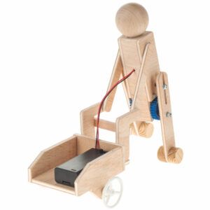 matches21 - Webshop Arbeiter mit Karre Getriebemotor Holz und Elektro Bausatz fuer Kinder ab 12 Jahre 117011 1 27