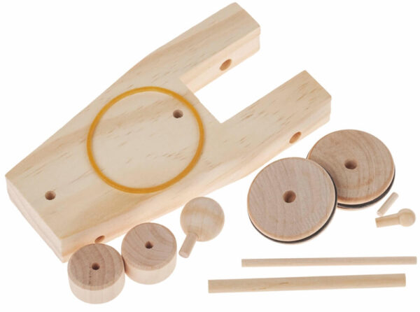 matches21 - Webshop Auto Fahrzeug Gummiantrieb Holz Bausatz Bastelset vorgefertigt Kinder ab 7 Jahre 117025 1 1 2