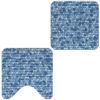 matches21 - Webshop Bad Sets NOVA TEX Weichschaum Mosaik mit ohne Ausschnitt blau 2er 2 Formate 124689 5 1 10