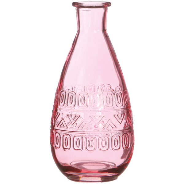 matches21 - Webshop Bauchige Glasvasen Glas Blumenvasen Ethno 1 Stk 7 5x15 8 cm in 4 Farben 123644 3 1 30