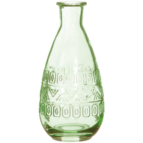 matches21 - Webshop Bauchige Glasvasen Glas Blumenvasen Ethno 1 Stk 7 5x15 8 cm in 4 Farben 123644 4 1 31